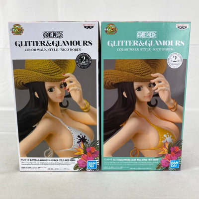 【中古】【未開封】【セット】ワンピース GLITTER&GLAMOURS COLOR WALK STYLE-NICO ROBIN-＜フ...