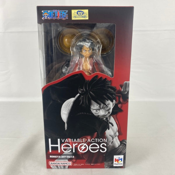 【中古】【未開封】ヴァリアブルアクションヒーローズ モンキー・D・ルフィ Ver.1.5 「ワンピース」＜フィギュア＞（代引き不可）6541