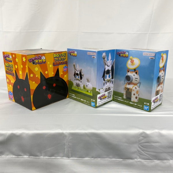【中古】【未開封】【セット】にゃんこ大戦争 BIGソフビフィギュア/にゃんこ軍団出陣フィギュア vol.1・2　3点＜フィギュア＞（代引き不可）6541