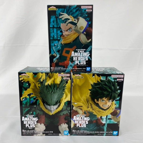 【中古】【未開封】【セット】僕のヒーローアカデミア THE AMAZING HEROES-PLUS-IZUKU MIDORIYA/IZUKU MIDORIYA2/vol.6　3点＜フィギュア＞（代引き不可）6541