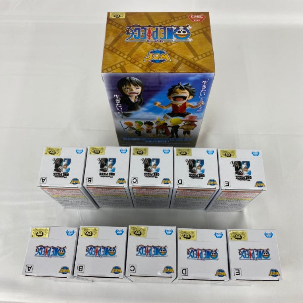 【中古】【未開封】【セット】ワンピース WCF エニエス・ロビー1/2、ログストーリーズ ルフィ＆ロビン 3点＜フィギュア＞（代引き不可）6541