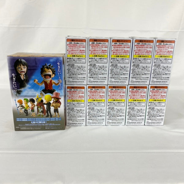 【中古】【未開封】【セット】ワンピース WCF エニエス・ロビー1/2、ログストーリーズ ルフィ＆ロビン 3点＜フィギュア＞（代引き不可）6541