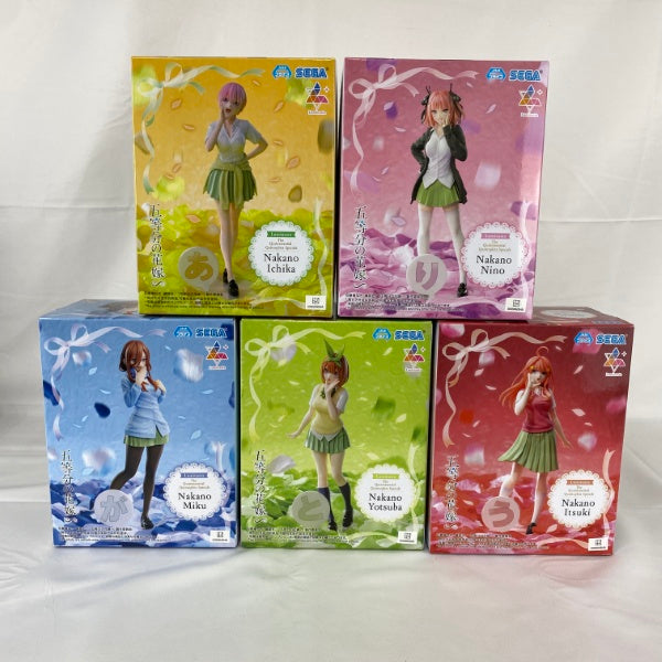【中古】【未開封】【セット】五等分の花嫁∽Luminasta“中野一花/二乃/三玖/四葉/五月” 5点＜フィギュア＞（代引き不可）6541