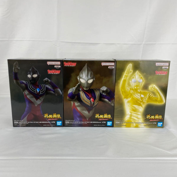 【中古】【未開封】【セット】ウルトラマンティガ 英雄勇像 ウルトラマンティガ THE FINAL ODYSSEY公開25周年記念Special 3点＜フィギュア＞（代引き不可）6541