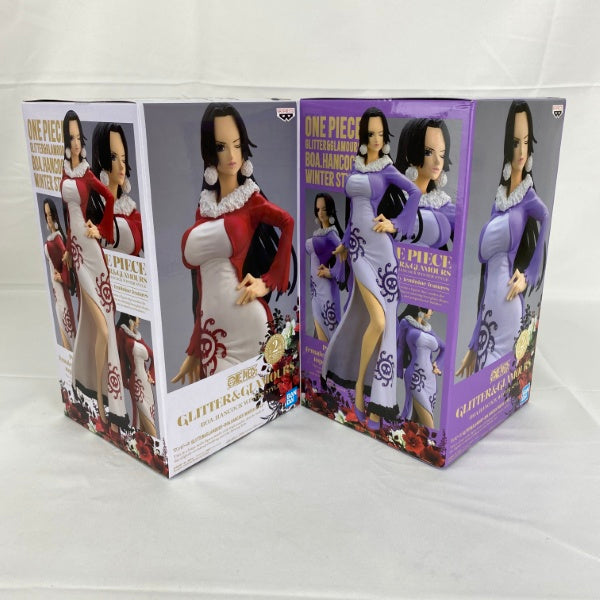 【中古】【未開封】【セット】ワンピース GLITTER&GLAMOURS-BOA.HANCOCK WINTER STYLE- 2点＜フィギュア＞（代引き不可）6541