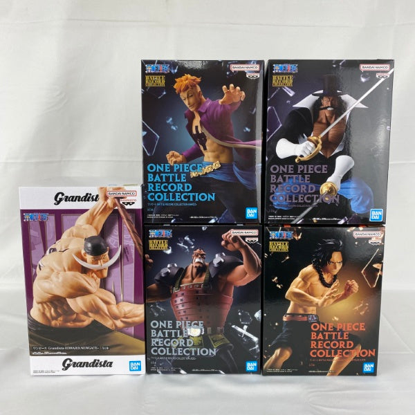 【中古】【未開封】【セット】ワンピース Grandista 、ワンピース BATTLE RECORD COLLECTION 白ひげ海賊団 5点セット＜フィギュア＞（代引き不可）6541