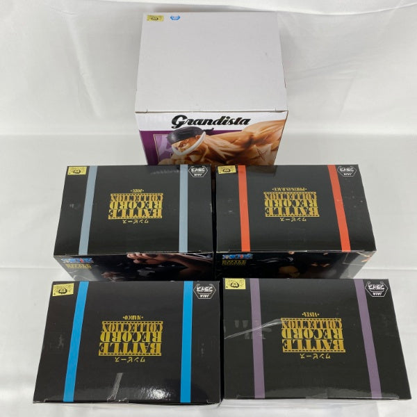【中古】【未開封】【セット】ワンピース Grandista 、ワンピース BATTLE RECORD COLLECTION 白ひげ海賊団 5点セット＜フィギュア＞（代引き不可）6541