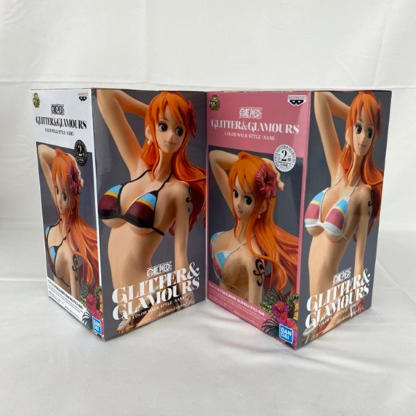 【中古】【未開封】【セット】ワンピース GLITTER&GLAMOURS COLOR WALK STYLE-NAMI- A/B　2点＜フィギュア＞（代引き不可）6541