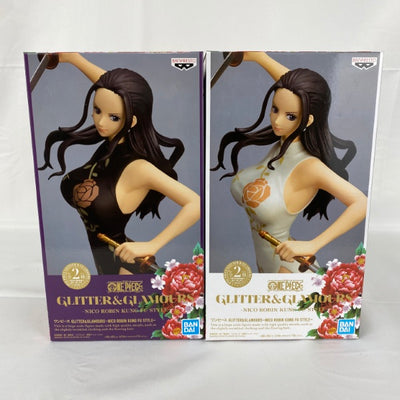 【中古】【未開封】【セット】ワンピース GLITTER&GLAMOURS-NICO ROBIN KUNG FU STYLE- A/B ...