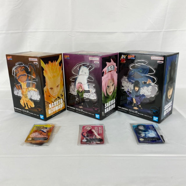 【中古】【未開封】【セット】NARUTO-ナルト- 疾風伝 PANEL SPECTACLE、一番くじ 中忍試験編 I賞 ナルト/サスケ/サクラ 6点＜フィギュア＞（代引き不可）6541