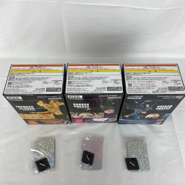 【中古】【未開封】【セット】NARUTO-ナルト- 疾風伝 PANEL SPECTACLE、一番くじ 中忍試験編 I賞 ナルト/サスケ/サクラ 6点＜フィギュア＞（代引き不可）6541