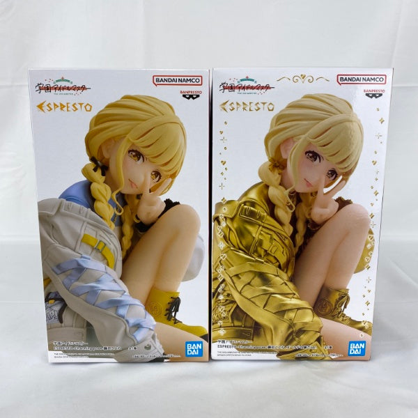 【中古】【未開封】【セット】学園アイドルマスター ESPRESTO-Charming pose-藤田ことね/藤田ことね ゴールドの輝きver. 2点＜フィギュア＞（代引き不可）6541