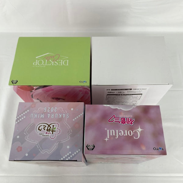 【中古】【未開封】【セット】桜ミク Desktop Cute さくらんぼ〜通/限定、ぬーどるストッパー2025、Coreful和風喫茶 4点＜フィギュア＞（代引き不可）6541
