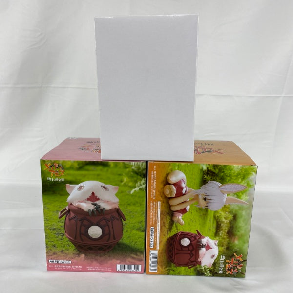 【中古】【未開封】【セット】メイドインアビス烈日の黄金郷 AMP+ナナチ(タイクレ)、ソフビフィギュア壺ミーティ/ナナチ 3点＜フィギュア＞（代引き不可）6541