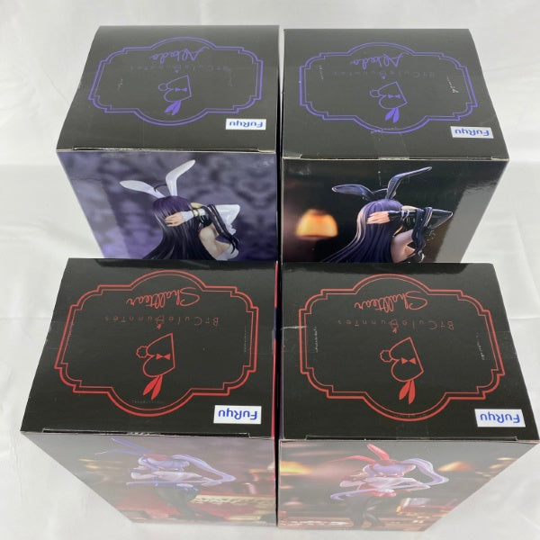 【中古】【未開封】【セット】BiCute Bunnies Figure アルベド/アルベドブラック/シャルティア/シャルティアレッド 4点＜フィギュア＞（代引き不可）6541