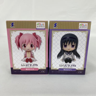 【中古】【未開封】【セット】魔法少女まどか☆マギカ 新編 叛逆の物語 ぺたっとおすわりフィギュア 鹿目まどか/暁美ほむら＜フィギュア＞...