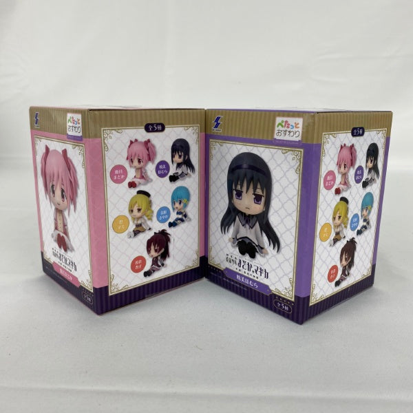 【中古】【未開封】【セット】魔法少女まどか☆マギカ 新編 叛逆の物語 ぺたっとおすわりフィギュア 鹿目まどか/暁美ほむら＜フィギュア＞（代引き不可）6541
