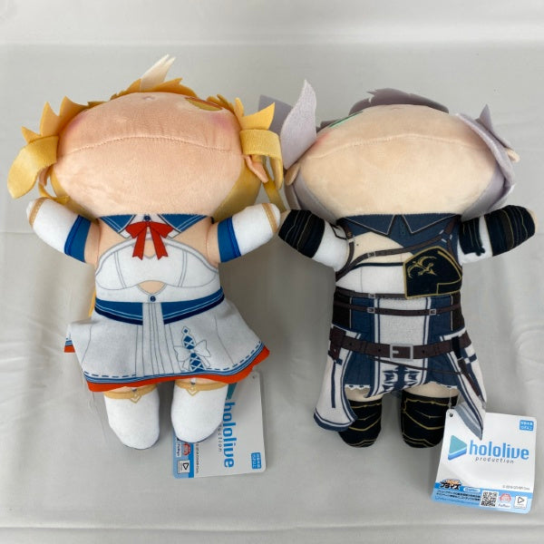 【中古】【未使用】【セット】寝そべりぬいぐるみ 不知火フレア/白銀ノエル ホロライブプロダクション＜コレクターズアイテム＞（代引き不可）6541