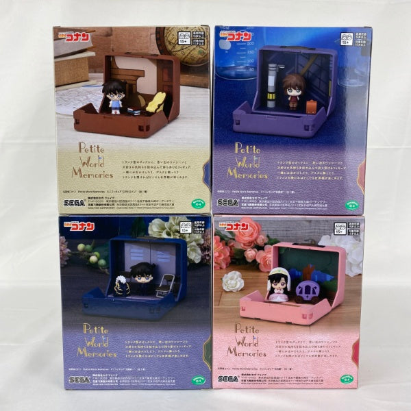 【中古】【未開封】【セット】名探偵コナンPetiteWorldMemories ミニフィギュア 毛利蘭/工藤新一/灰原哀/江戸川コナン 4点＜フィギュア＞（代引き不可）6541