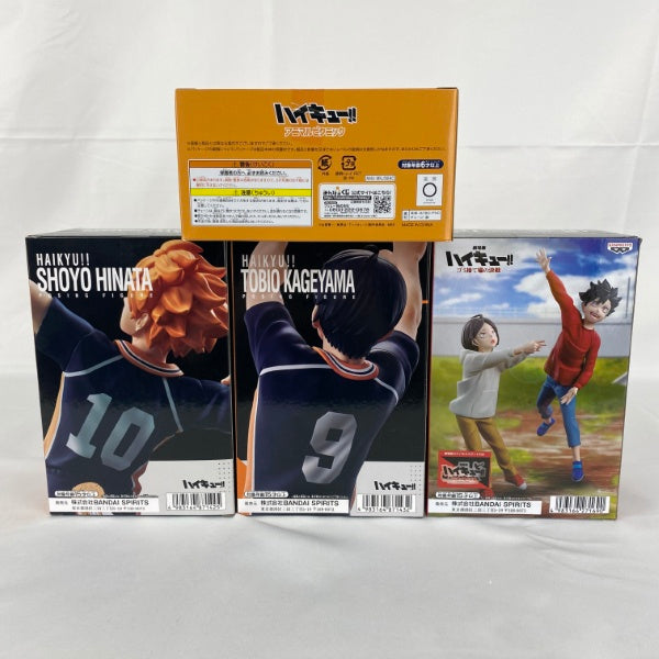 【中古】【未開封】【セット】ハイキュー!!みんなのくじアニマル〜C賞/劇場版この瞬間をいつまでも/ポージング日向・影山 4点＜フィギュア＞（代引き不可）6541