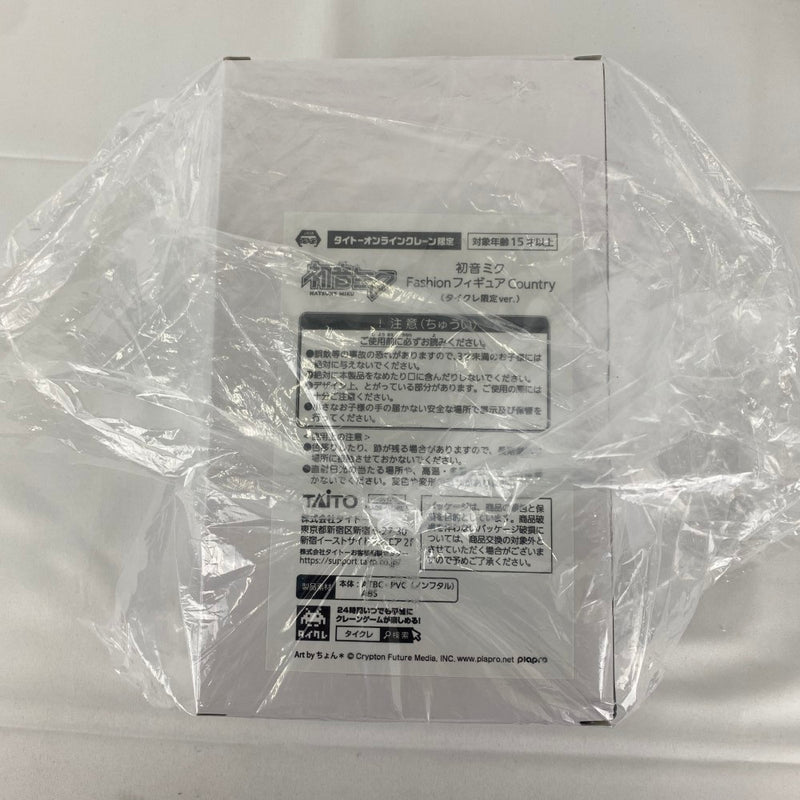 【中古】【未開封】【セット】初音ミク フィギュア fashion Country/Wonderland 白雪姫(タイクレ限定)、SPM にゃんこ 3点＜フィギュア＞（代引き不可）6541