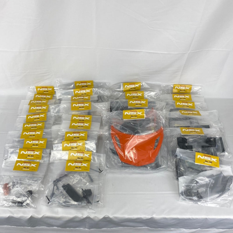 【中古】【未組立】【セット】デアゴスティーニ公式 パーツ付き組み立て 週刊Honda SNX 1〜110号セット(特典付)＜コレクターズアイテム＞（代引き不可）6541