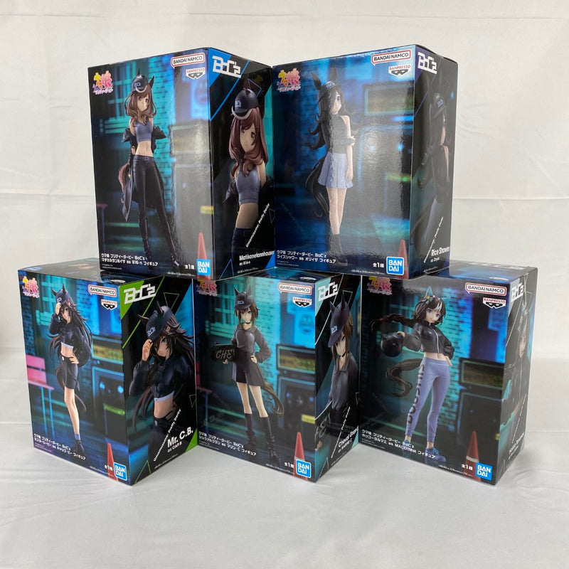 【中古】【未開封】【セット】ウマ娘 プリティーダービー BoC'z フィギュア(プライズ) 5点＜フィギュア＞（代引き不可）6541