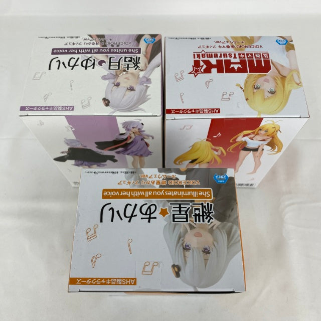 【中古】【未開封】【セット】VOICEROID 結月ゆかり/弦巻マキ/紲星あかり フィギュア ルームウェアver. 3点＜フィギュア＞（代引き不可）6541