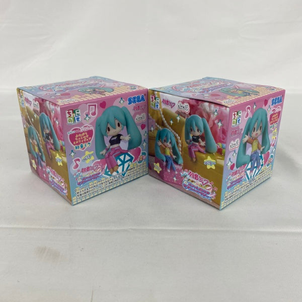 【中古】【未開封】【セット】初音ミク×オシャレ魔女ラブand ベリーふわぷちちょこのせ ミニフィギュア「初音ミク」 2点＜フィギュア＞（代引き不可）6541