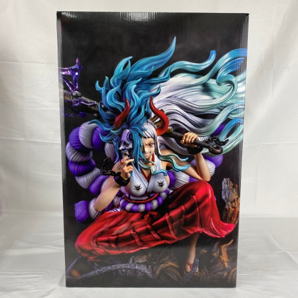 【中古】【開封品】ワンピース ガレージキット ヤマト Fantasy Studio 海外限定正規品 塗装済完成品スタチュー Sナンバー付き＜フィギュア＞（代引き不可）6541