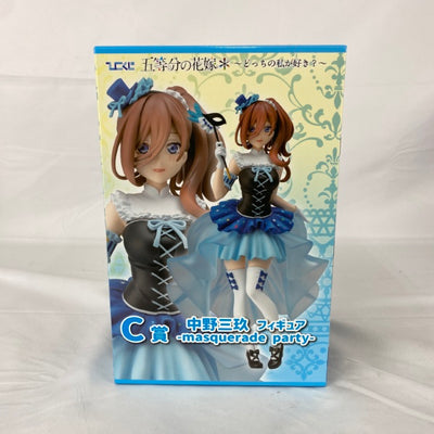 【中古】【開封品】中野三玖フィギュア-masquerade party- 「ひこくじ 五等分の花嫁* 〜どっちの私が好き?〜」 C賞＜...