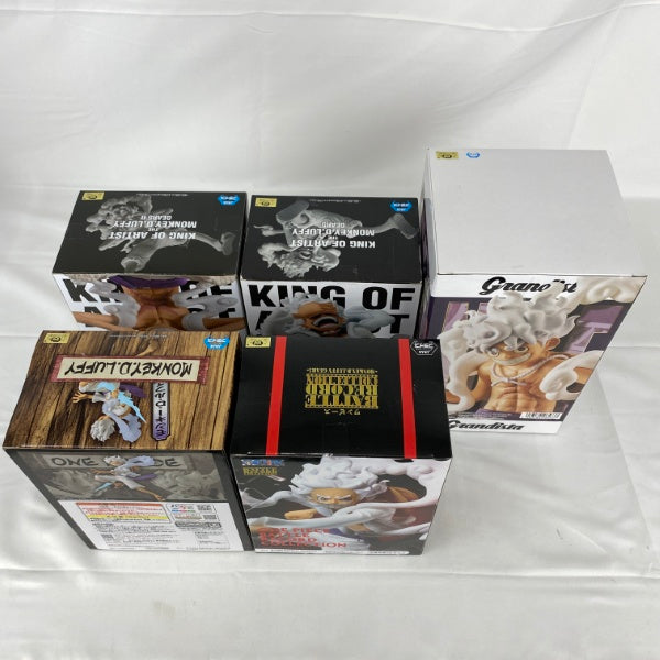 【中古】【未開封】【セット】ワンピース DXF、BRC、KOA、Grandista モンキー・D・ルフィ ギア5(ニカ) 5点＜フィギュア＞（代引き不可）6541