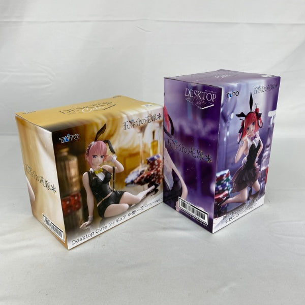 【中古】【未開封】【セット】五等分の花嫁＊　Desktop Cute フィギュア　中野一花&二乃 〜バニーver.〜 2点＜フィギュア＞（代引き不可）6541