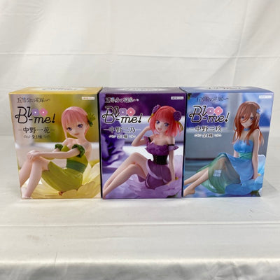 【中古】【未開封】【セット】TVスペシャルアニメ「五等分の花嫁∽」 Bloo-me!ー中野一花&二乃&三玖ー 3点＜フィギュア＞（代引...