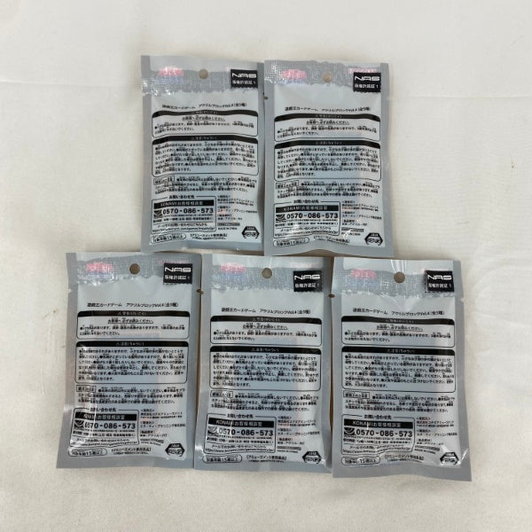 【中古】【未開封】【セット】遊戯王カードゲーム アクリルブロック Vol.4　5点 F＜おもちゃ＞（代引き不可）6541