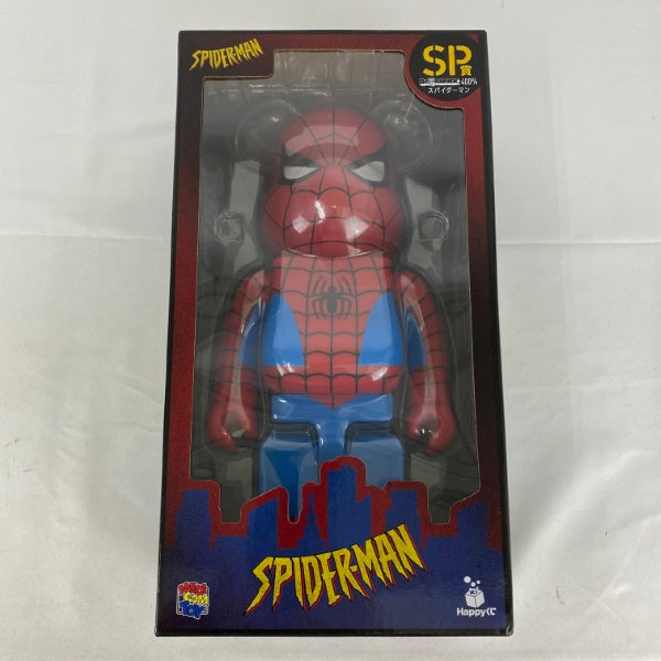 【中古】【未開封】Happyくじ「BE@RBRICK」 MARVEL『SPIDER-MAN』 SP賞 BE@RBRICK 400% [スパイダーマン]＜フィギュア＞（代引き不可）6541