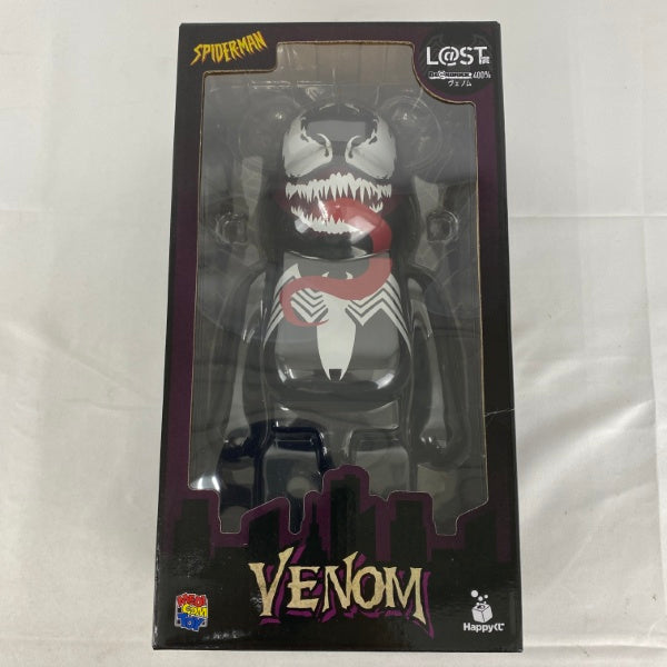 【中古】【未開封】Happyくじ「BE@RBRICK」 MARVEL『SPIDER-MAN』 L@ST賞 BE@RBRICK 400% [ヴェノム]＜フィギュア＞（代引き不可）6541