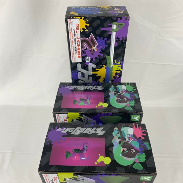【中古】【未開封】【セット】スプラトゥーン2 スプラチャージャー/スプラシューター 水鉄砲 ネオンピンク/グリーン 3点＜おもちゃ＞（代引き不可）6541