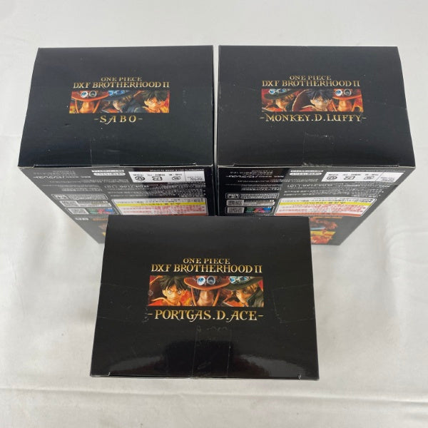 【中古】【未開封】【セット】ワンピース DXF BROTHERHOOD—PORTGAS.D.ACE/SABO/MONKEY.D.LUFFY— 3点＜フィギュア＞（代引き不可）6541