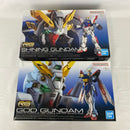 【中古】【未組立】【セット】RG 1/144 シャイニングガンダム&ゴッドガンダム　2点＜プラモデル＞（代引き不可）6541