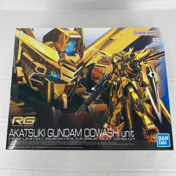 【中古】【未組立】1/144 RG ORB-01 アカツキガンダム(オオワシ装備) 「機動戦士ガンダムSEED DESTINY」 [5067396]＜プラモデル＞（代引き不可）6541