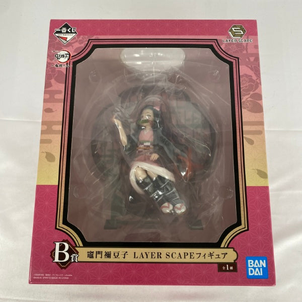 【中古】【未開封】竈門禰豆子 「一番くじ 鬼滅の刃〜鬼殺の志〜」 LAYER SCAPE B賞＜フィギュア＞（代引き不可）6541