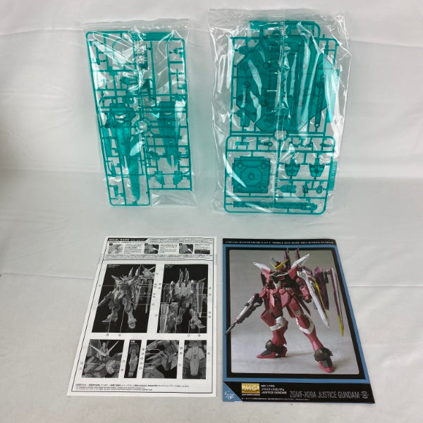 【中古】【未組立】1/100 MG ZGMF-X09A ジャスティスガンダム(CROSS CONTRAST COLORS/CLEAR YELLOW)＜プラモデル＞（代引き不可）6541