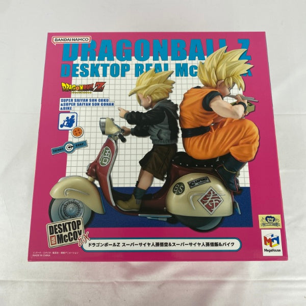 【中古】【開封品/中身未開封】デスクトップリアルマッコイEX ドラゴンボールZ スーパー〜孫悟空＆スーパー〜孫悟飯＆バイク＜フィギュア＞（代引き不可）6541