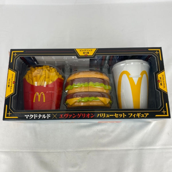 【中古】【開封品】ビッグマック初号機＆マックフライポテト弐号機＆マックシェイク零号機　マクドナルド×エヴァンゲリオン＜フィギュア＞（代引き不可）6541