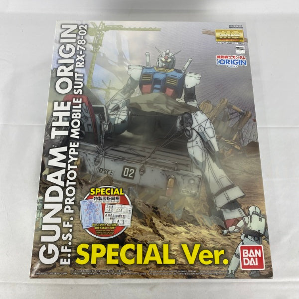 【中古】【未組立】1/100 MG RX-78-02 ガンダム(GUNDAM THE ORIGIN版) スペシャルVer. 「機動戦士ガンダム THE ORIGIN」＜プラモデル＞（代引き不可）6541