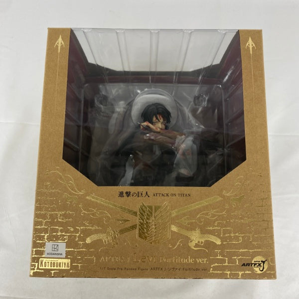 【中古】【開封品/未交換】進撃の巨人 1/7スケール 塗装済完成品フィギュア ARTFX J リヴァイ Fortitude ver.＜フィギュア＞（代引き不可）6541