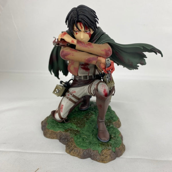 【中古】【開封品/未交換】進撃の巨人 1/7スケール 塗装済完成品フィギュア ARTFX J リヴァイ Fortitude ver.＜フィギュア＞（代引き不可）6541