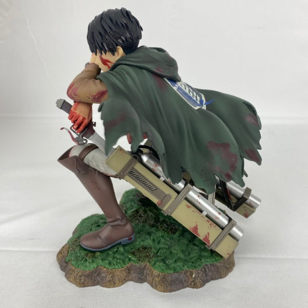 【中古】【開封品/未交換】進撃の巨人 1/7スケール 塗装済完成品フィギュア ARTFX J リヴァイ Fortitude ver.＜フィギュア＞（代引き不可）6541