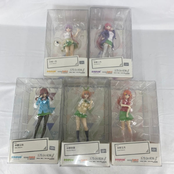 【中古】【開封品】【セット】TVアニメ『五等分の花嫁∬』 POP UP PARADE 中野一花/二乃/三玖/四葉/五月＜フィギュア＞（代引き不可）6541
